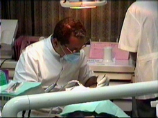 Dr. Maher Barsoum at work with a patient.